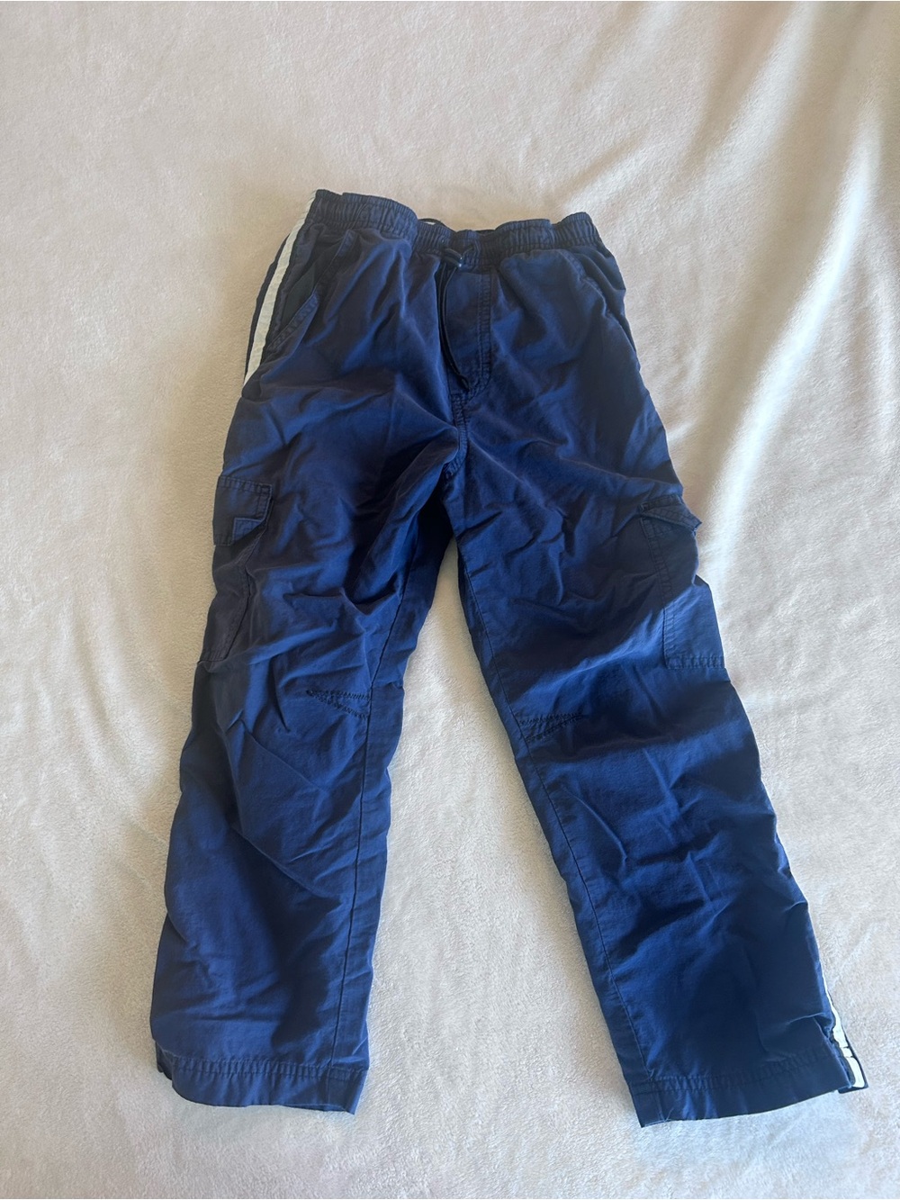 Arizona Jean Company Navy Elastic Waist Cargo Pants